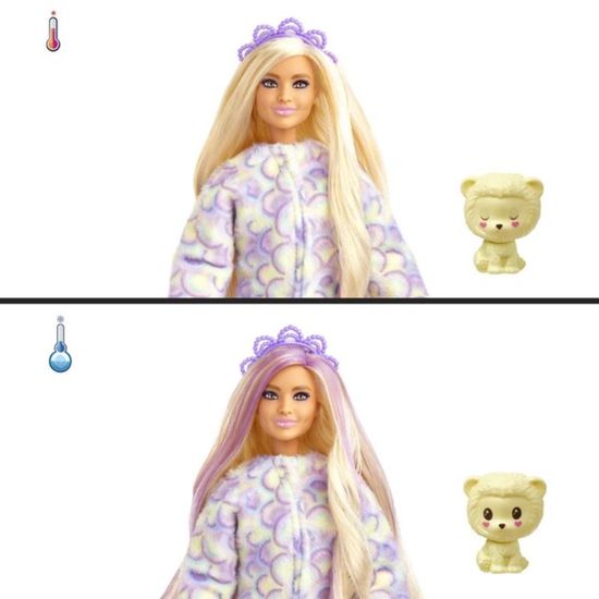 Кукла BARBIE Cutie Reveal, в плюшевом костюме льва, изображение 4