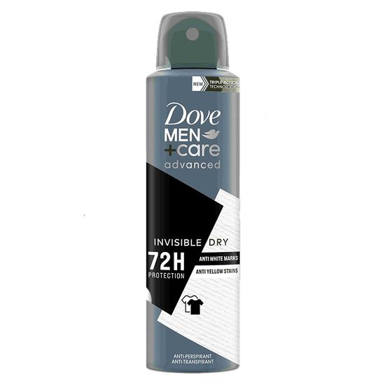 Deodorant DOVE Deo Men +Care Advanced Invizibil Dry, 150 ml, 2 image