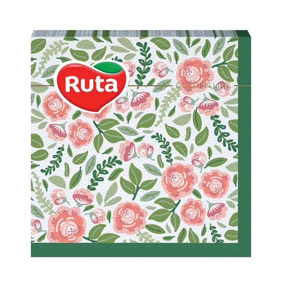 Servetele de bucatarie RUTA Flora 2 straturi 33 x 33 cm 20 buc, 3 image