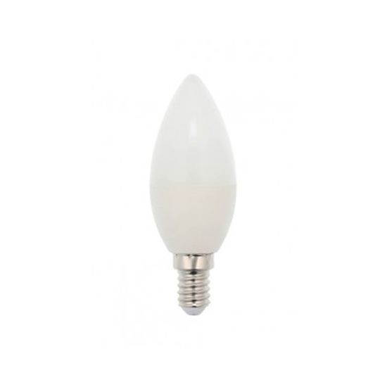 Bec LED VITOONE BASIS C37, 6,5W, E14, 6400K, lumina alba