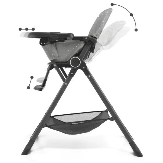 Scaun de masa KINDERKRAFT KHFOLD00GRY0000 FOLDEE, gri, 5 image
