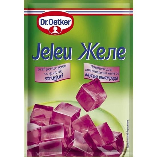 Желе DR. OETKER со вкусом винограда, 90 гр, изображение 2