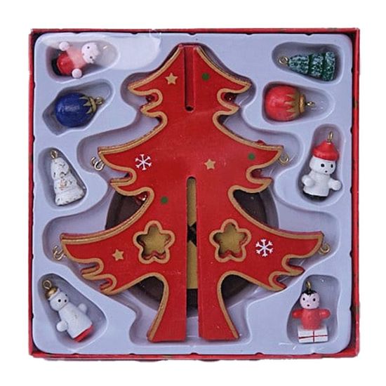 Set bradut de Craciun cu jucarii HB256, 6 image