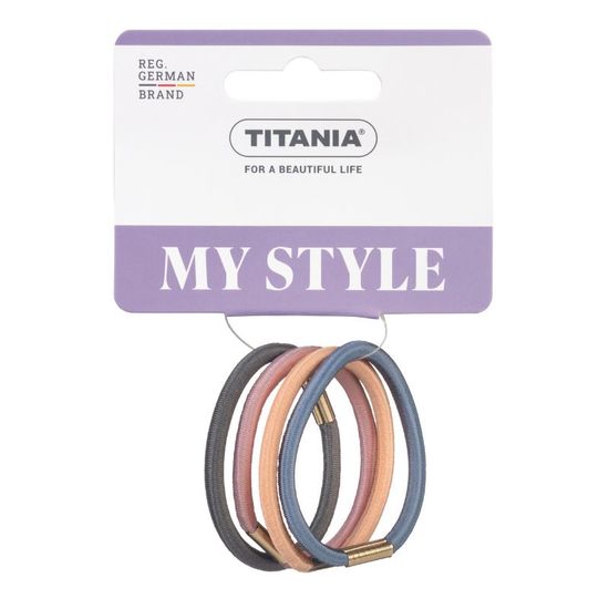 Elastice de par TITANIA, cu metal, 4buc