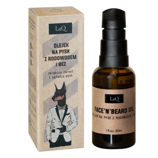 Ulei dupa ras pentru fata si barba LAQ, Doberman, 30 ml, 2 image