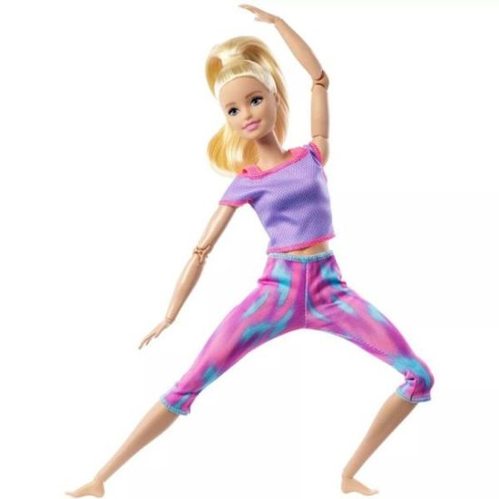 Papusa BARBIE Made to Move (blonda), 3+, 3 image