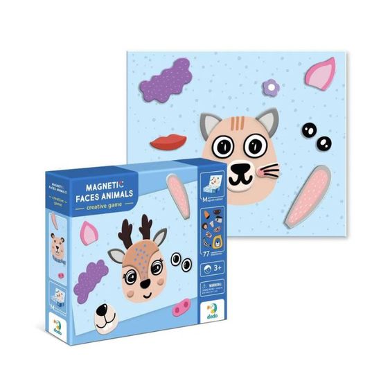 Игра DODO Faces Animals, магнитная, 200209, изображение 3