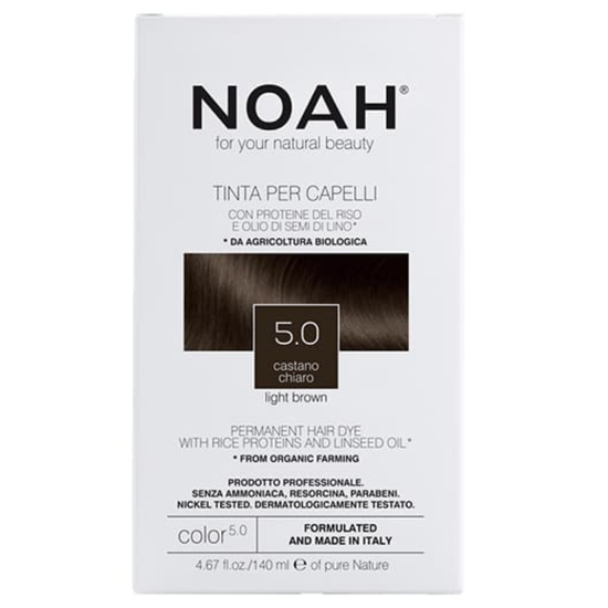 Vopsea pentru par NOAH, saten deschis 5.0, 140 ml
