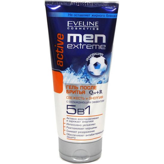 Gel dupa ras 5in1 EVELINE MEN Extreme Active 200 ml, 2 image