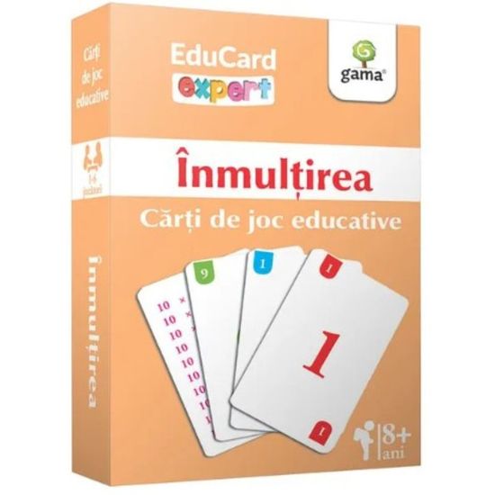 Carti de joc educative. Inmultire. EduCard Expert
