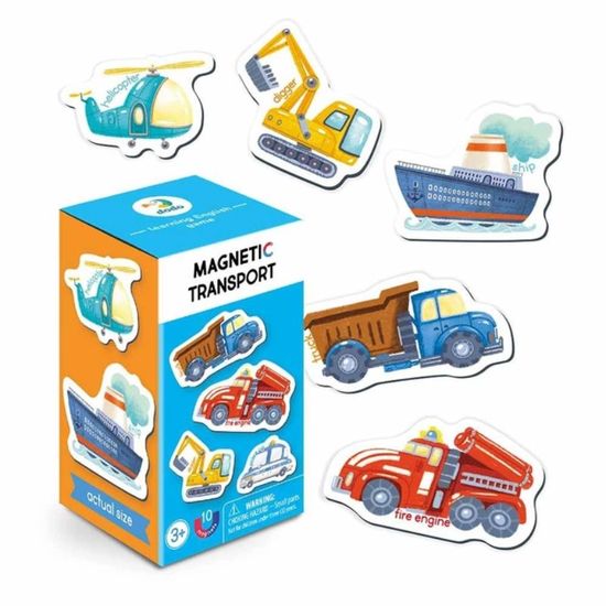 Set DODO, figurine magnetice, Transport, 200266, 3 image