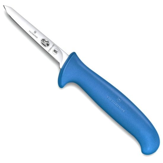 Cutit VICTORINOX Fibrox, sticking, 8cm, strainght, small, blue, 5.5902.08S, 4 image