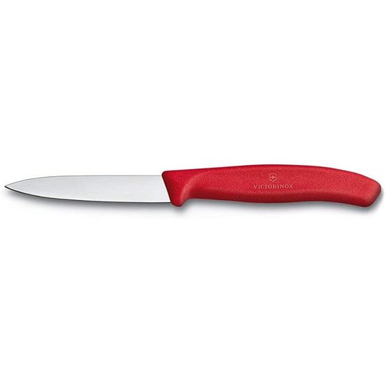 Нож VICTORINOX Swiss Classic, paring, 8cm, straight, pointer tip, red, 6.7601, изображение 2