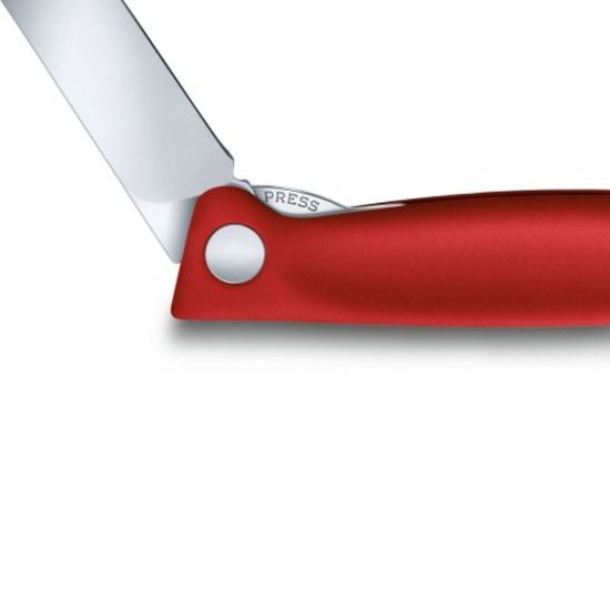 Нож VICTORINOX Swiss Classic, foldable paring, straight, red, 11см, 6.7801.FB, изображение 4