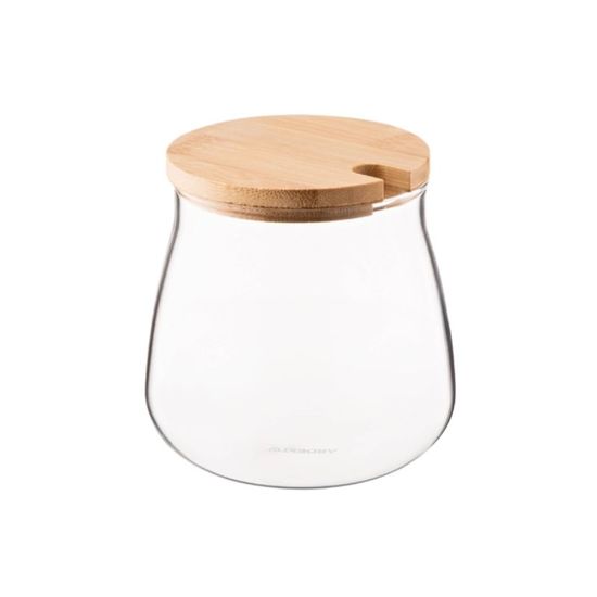 Банка для хранения ARDESTO Fresh Sugar, стекло, бамбук, 500 мл, изображение 5