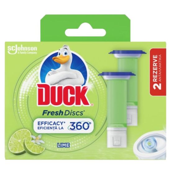 Гелевый диск для унитаза DUCK Запаска Лайм 36 мл, изображение 2