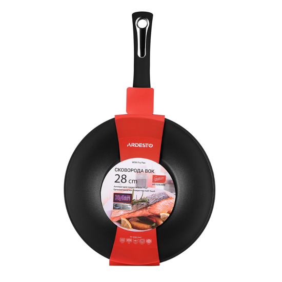 Tigaia WOK ARDESTO Gemini Trento, aluminiu, 28 cm, 6 image