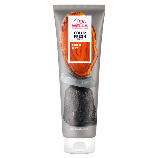Masca de par nuantatoare WELLA Professional Color Fresh Copper Glow, cupru, 150 ml