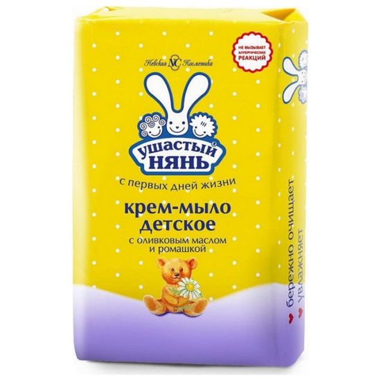 Sapun-crema УШАСТЫЙ НЯНЬ Ulei de masline si musetel, 90 g