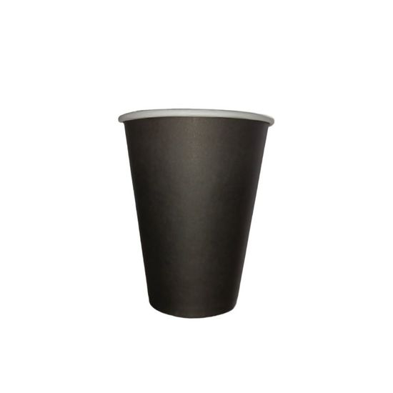 Стаканчики бумажные MEGA BRAND Черные, 280 мл, 50 шт, изображение 2