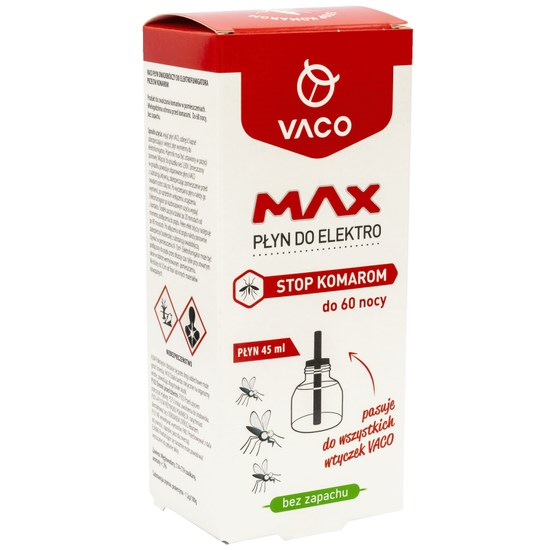 Жидкость от комаров VACO MAX, для электрофумигатора, 45 мл, изображение 2