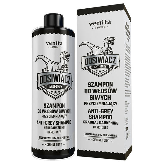 Sampon VENITA Men anti-incaruntire, tonuri inchise, 200 ml
