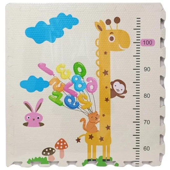 Covoras-Puzlle 4PLAY Giraffe 4 buc