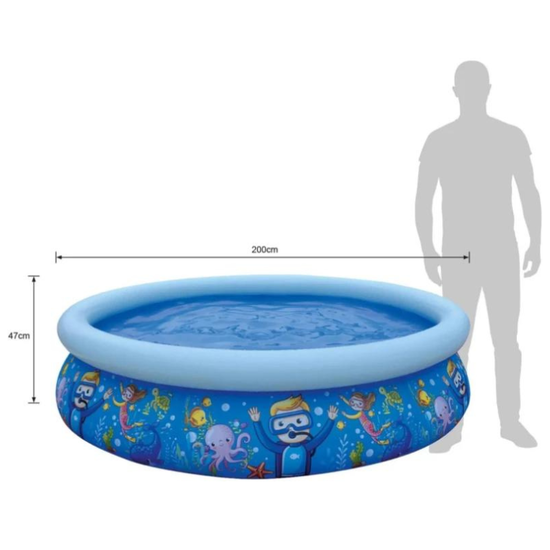 Piscina gonflabila SUNCLUB 3D Ocean World (17788), 3 image