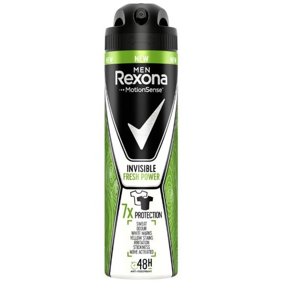 Антиперспирант REXONA Deo Men Invisible Fresh Power, 150 мл, изображение 2