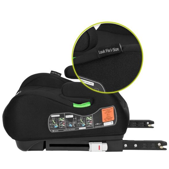 Детское автокресло LIONELO Luuk Fix I-Size Black Carbon, изображение 3
