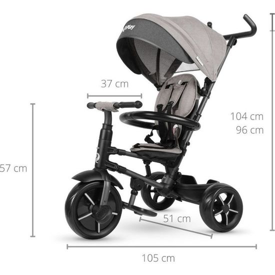 Велосипед детский QPLAY Rito Star Grey, изображение 11