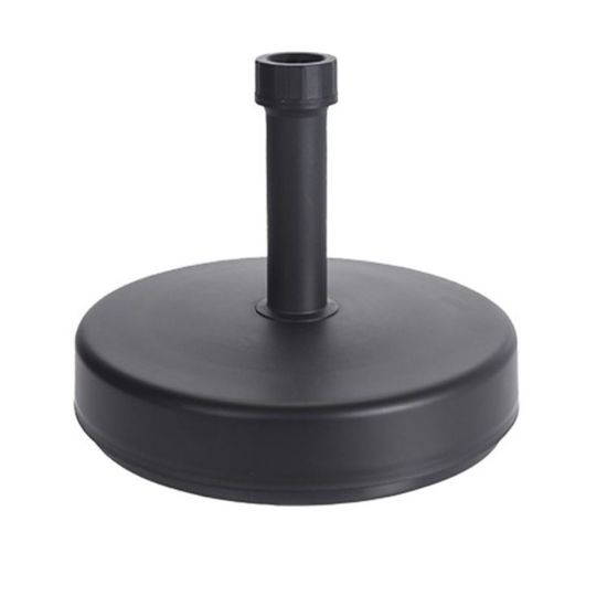 Suport pentru umbrela, D 45 cm, 25 kg, plastic, negru