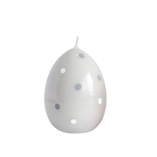 Lumanare decorativa Ou  DS05962, Buline, Gri, 2 image