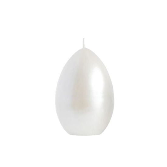 Lumanare decorativa Ou DS06001, opal, alb, 320 gr, 2 image