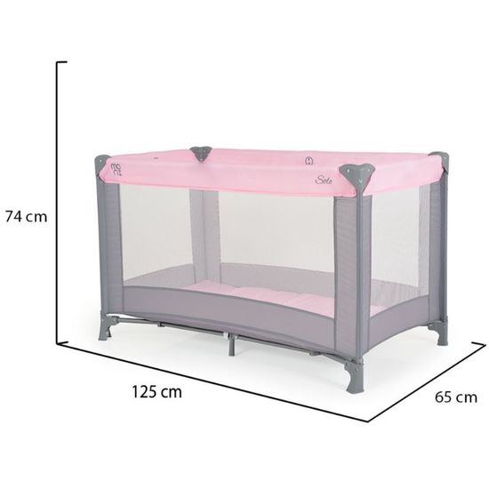 Patut pliabil MONI Solo Pink, 5 image