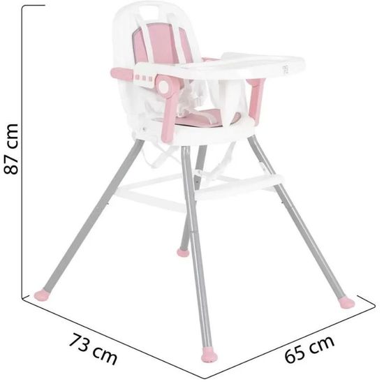 Scaun de masa MONI Amaretti 3in1 Pink, 5 image