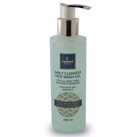 Gel de spalare a fetii FAMIREL, minerale de la Marea Moartă, 25+, 200 ml, 2 image