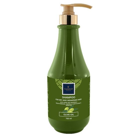 Sampon pentru par uscat subtiat FAMIREL, minerale de la Marea Moarta, 750 ml