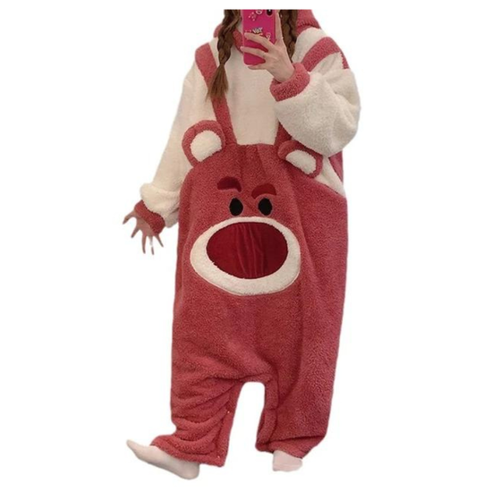 Pijama Urs, cu butoane, PA118, S, 2 image