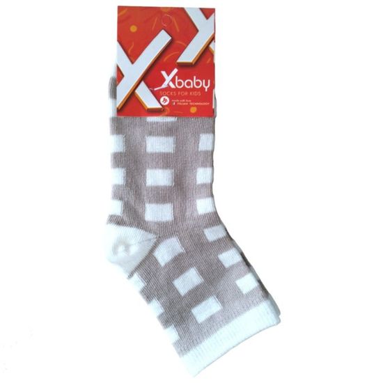 Носки детские X-BABY int-1, бежевый, размер 19-22, изображение 2