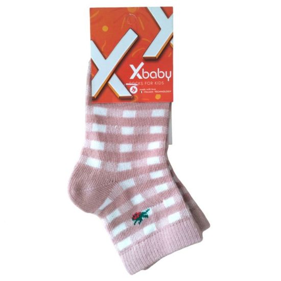 Носки детские X-BABY int-5, розовый, размер 19-22, изображение 2