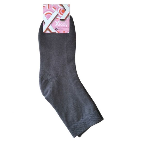 Sosete femei X-LADY classic 200-333, gri inchis, marime 39-41, 2 image