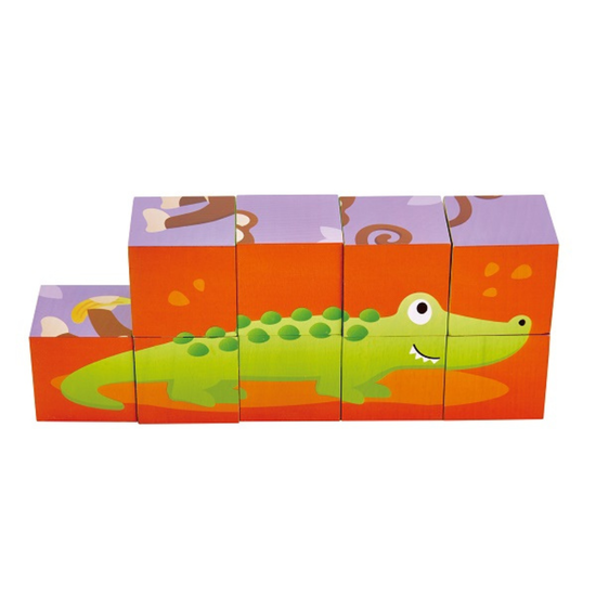 Кубики HAPE, джунгли, 9 шт, изображение 4
