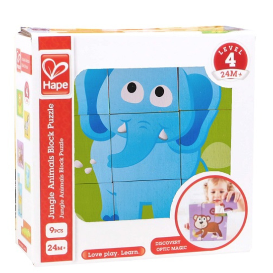 Кубики HAPE, джунгли, 9 шт, изображение 2