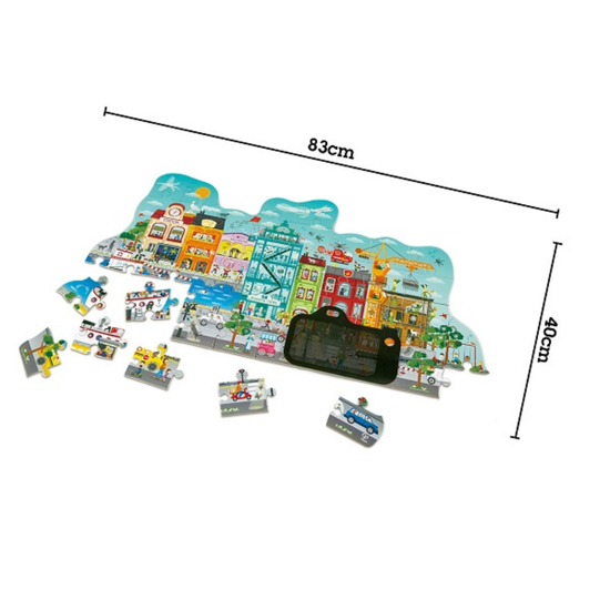 Пазл HAPE, с городским пейзажем, изображение 4