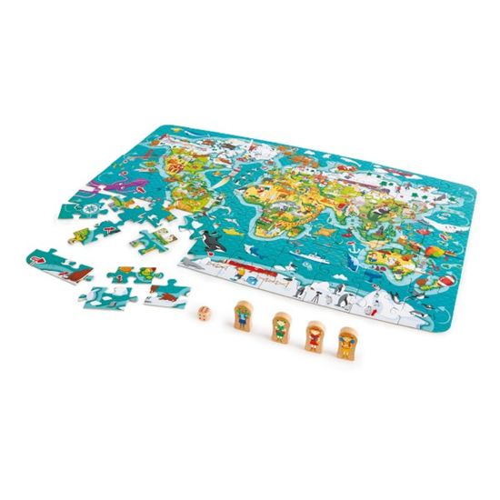 Пазл и Игра HAPE, мировой тур, 2в1, изображение 3