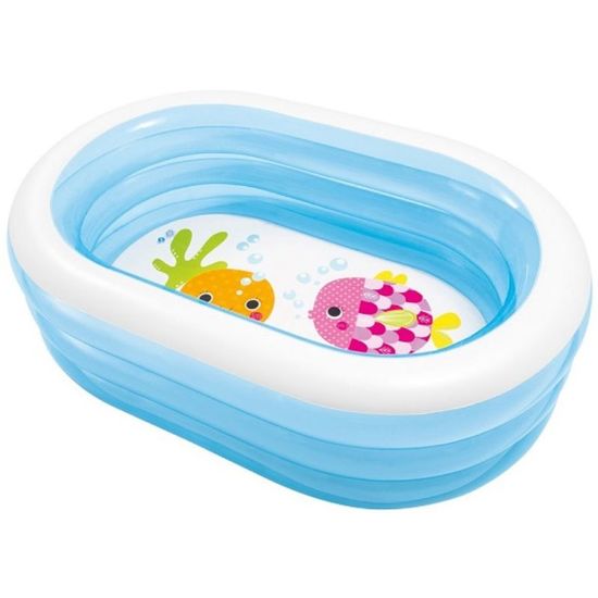 Детский надувной бассейн INTEX Морские друзья, 163 x 107 x 46 см, 230 Л, 3+, изображение 2