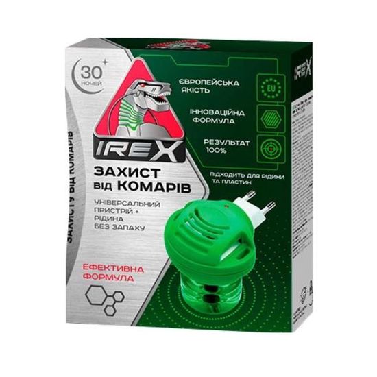 Комплект от комаров IREX, прибор и жидкость, 30 ночей, изображение 2
