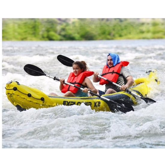 Надувной каяк INTEX Explorer K2, с веслами и насосом, 312 x 91 x 51 см, до 180 кг, изображение 5