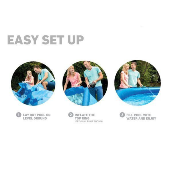 Piscina gonflabila INTEX Easy Set, cu pompa de filtrare, 457 x 84 cm, 9792 l, 2 image